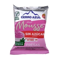 CERRO AZUL ALFAJOR FRESA SIN AZUCAR, SIN TACC Y VEGANO