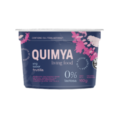 QUIMYA - YOGUR VEGANO SABOR FRUTILLA SIN AZUCAR AGREGADA