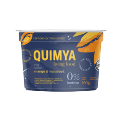 QUIMYA - YOGUR VEGANO SABOR MANGO & MARACUYA SIN AZUCAR AGREGADA