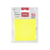 BLOCO ADESIVO 75X75 MM 50 FOLHAS TRANSPARENTE AMARELO - KEEP