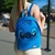 Mochila Sintética Azul - Stich