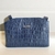 Bolsa Couro Croosbody Azul - Classe 3097