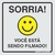 PLACA ADESIVA -SORRIA FILMADO- BRANCA POLIESTER 20X15CM COMFORT - comprar online