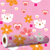 Papel de Parede Adesivo Infantil Gatos e Flores Cute - comprar online