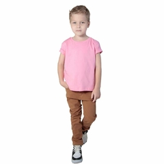 CAMISETA INFANTIL BÁSICA GOLA REDONDA