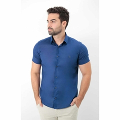 Camisa Manga Curta Slim Fit Básica