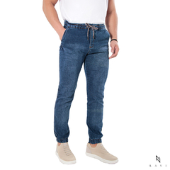 Calça Jeans Regular Jogger