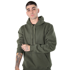 MOLETOM HODDIE CANGURU LISO FELPADO 2 CABOS