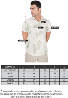 Camisa MC Slim Fit Linho - loja online