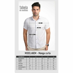 Camisa Manga Curta Slim Fit Básica na internet