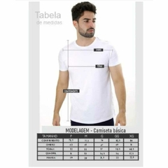 CAMISETA BÁSICA GOLA REDONDA-MODA - loja online