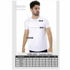 CAMISETA BÁSICA GOLA REDONDA-MODA na internet