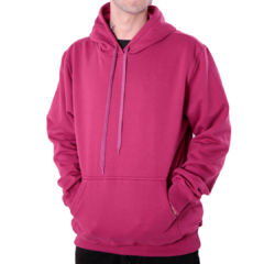 MOLETOM HODDIE CANGURU LISO FELPADO 2 CABOS - comprar online