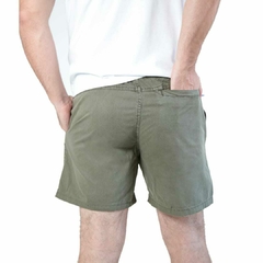 SHORT SARJA COLOR VERDE - comprar online