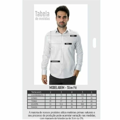 Camisa Social Manga Longa Slim Fit Xadrez - Ravi Menswear