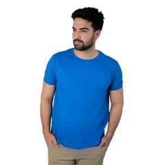 CAMISETA BÁSICA GOLA REDONDA -CONTINUA