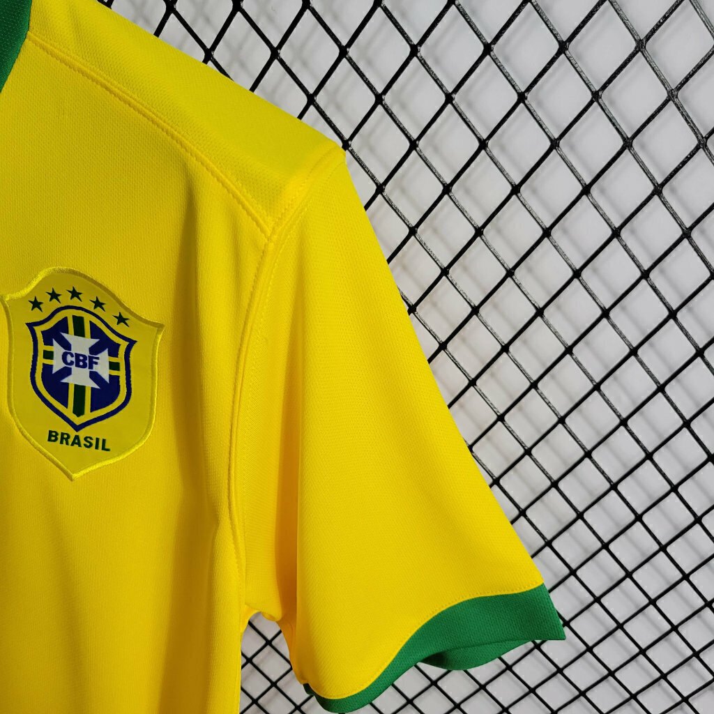 Camiseta Seleção Brasileira Retro 2006 1:1 Futebol Copa do Mundo