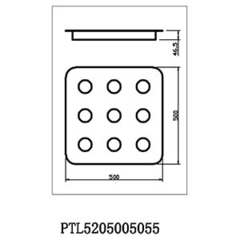 Plafon Mara 55w dimerizable - comprar online