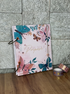 Caderno de Argolas Mini Purpose Clean