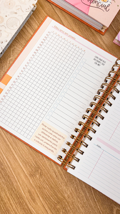 Planner Datado - Frases Orange - Coisas de Ale - Papelaria Criativa