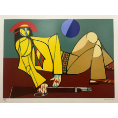 Aldemir Martins Serigrafia "Cangaceiro 2" - comprar online