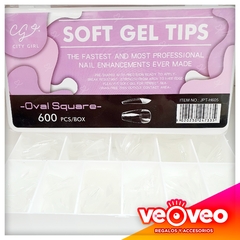 Tips soft gel prelimados x600pcs CITY GIRL caja en internet