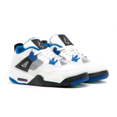 Jordan 4 Retro White/Blue na internet