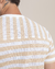 T-shirt Striped Textured na internet