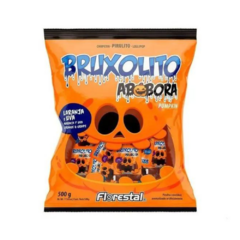 Pirulito Bruxolito Abóbora Sabor Laranja e Uva 500g - Florestal