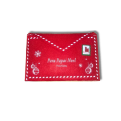 Bolsa Decorativa "Envelope Menor para Papai Noel", 18,5 cm - Cromus