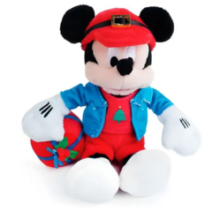 Pelúcia decorativo, Mickey Mouse Natalino (Azul) 50cm - Cromus