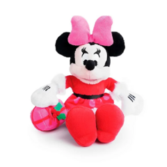 Pelúcia decorativo, Minnie Natalina (Rosa) 50cm - Cromus