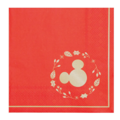 Guardanapos de Papel Mickey (Vermelho) 33x33 20 Unidades (1 Pacote) - Cromus