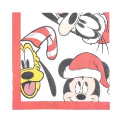 Guardanapos de Papel Mickey, Pluto & Pateta 33x33 20 Unidades (1 Pacote) - Cromus