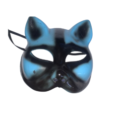 Máscara de Gato (Azul Preto) - Cleveland Party