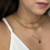 Choker Rabo de Rato Spike Banho Ouro 18k - comprar online