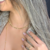 Choker Pêndulas de Zircônia Gota Banho Ouro 18k - comprar online