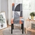Capa de cadeira de jantar geométrica - comprar online