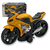 Super Moto 1600 Esportiva com Rodas com Fricção - Amarelo (195AM) - comprar online