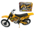 Moto de Motocross de Brinquedo com Apoio - Amarelo (364AM) - loja online