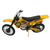 Moto de Motocross de Brinquedo com Apoio - Amarelo (364AM)