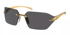 Óculos de Sol Prada SPR A56 15N-5S0 Dourado na internet