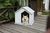 Casa para perro chico modelo minimalista Blanca - QPerron