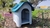 Casa para perro chico modelo City Azul - comprar en línea