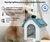 Casa para perro chico modelo City Azul - tienda en línea