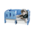 cama para mascotas azul elevada con dos compartimentos en internet