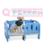 cama para mascotas azul elevada con dos compartimentos - comprar en línea