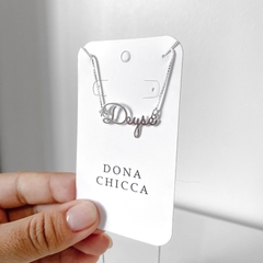 Colar Personalizado Fonte Fina - Dona chicca pratas