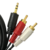 Cable de audio plug 3.5mm a 2 RCA machos 3 mts - comprar online