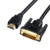 Cable Convertidor Bidireccional HDMI a DVi 24+1 Pines Resolución 1080p 1.5 Metros